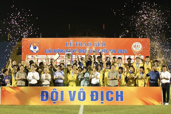 Lần thứ 7 vô địch giải U19 quốc gia: CLB Hà Nội 