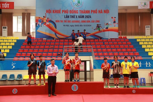 402 vận động viên thi đấu môn bóng bàn tại Hội khỏe Phù Đổng thành phố Hà Nội - Anh 2