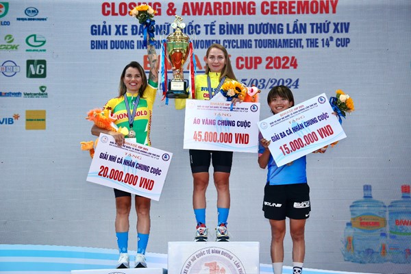 Chủ nhà Bình Dương thắng lớn tại giải xe đạp quốc tế Biwase Cup 2024 - Anh 3