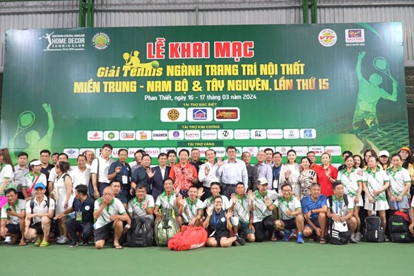 Khai mạc Giải quần vợt ngành TTNT miền Trung, Nam Bộ và Tây Nguyên 2024 - Anh 2