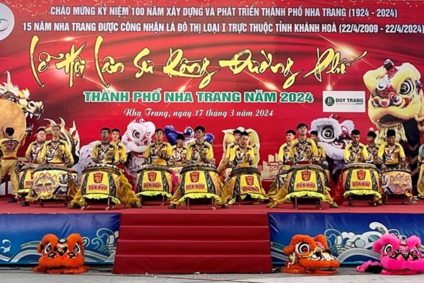 Tưng bừng Lễ hội Lân - Sư - Rồng giữa phố biển Nha Trang - Anh 4
