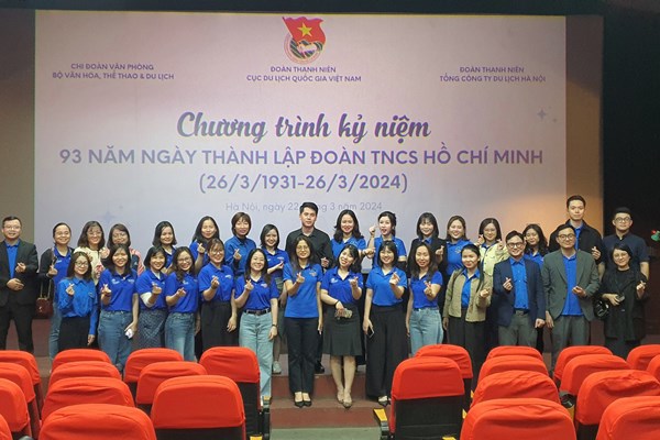 Đoàn Thanh niên Cục Du lịch quốc gia Việt Nam tích cực tổ chức các hoạt động kỷ niệm 93 năm ngày thành lập Đoàn TNCS Hồ Chí Minh - Anh 2
