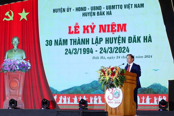 Kon Tum: Huyện Đăk Hà kỷ niệm 30 năm thành lập - Anh 4