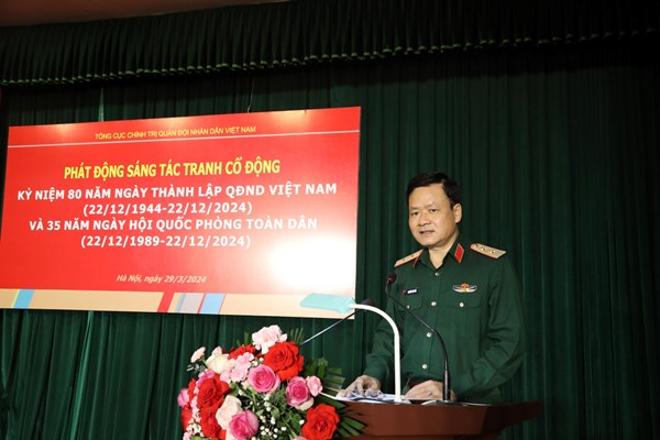 Sáng tác tranh cổ động kỷ niệm 80 năm Ngày thành lập QĐND Việt Nam - Anh 2