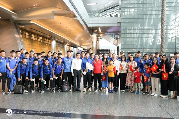U23 Việt Nam đã đến Qatar, sẵn sàng bước vào tập huấn chuẩn bị cho giải châu Á - Anh 1