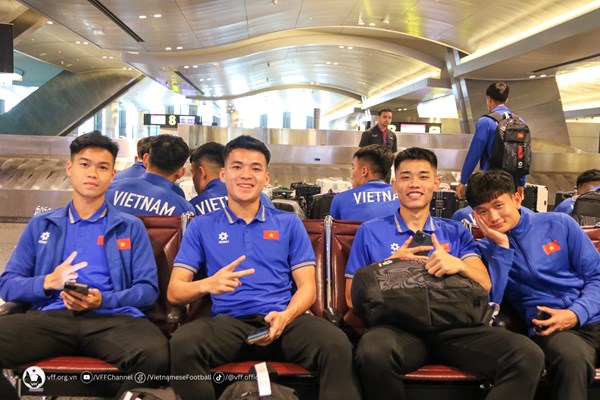 U23 Việt Nam đã đến Qatar, sẵn sàng bước vào tập huấn chuẩn bị cho giải châu Á - Anh 2