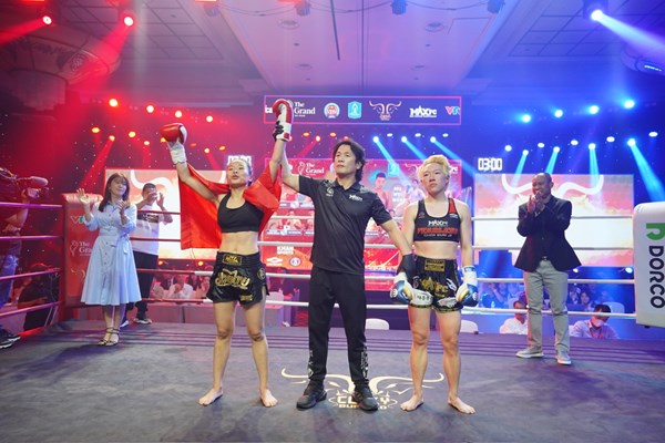 2 võ sĩ Kickboxing Việt Nam thắng áp đảo tại MAXFC 26 - Anh 1