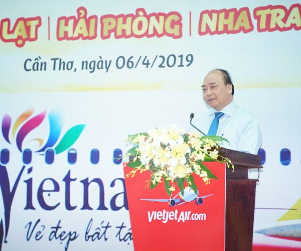 Thủ tướng chứng kiến Vietjet khai trương 5 đường bay mới đi, đến Cần Thơ - Anh 2
