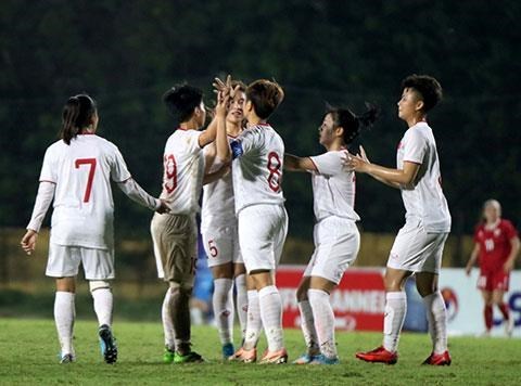 U19 nữ Việt Nam giành vé vào vòng chung kết U19 nữ châu Á 2019 - Anh 1