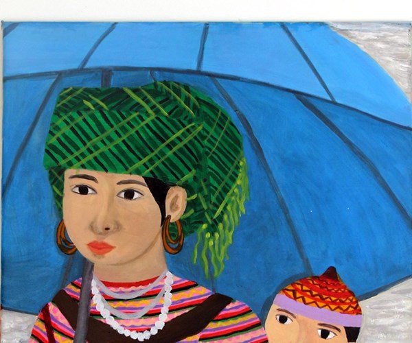 Tác phẩm của họa sỹ khiếm thính Việt Nam được trưng bày tại Italy - Anh 1