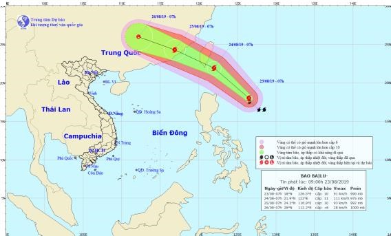 Bão Bailu giật cấp 12 áp sát Biển Đông, Bắc Bộ và Bắc Trung Bộ có mưa rất to - Anh 1