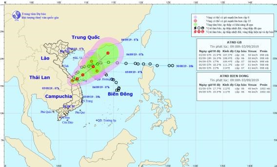 Áp thấp nhiệt đới Kajiki vào đất liền, gây mưa lớn khu vực Quảng Trị-Thừa Thiên Huế - Anh 1