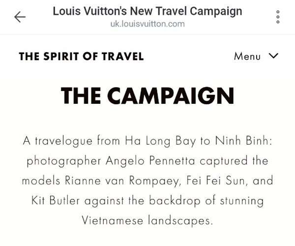 Louis Vuitton chọn Việt Nam làm bối cảnh cho chiến dịch The spirit of travel - Anh 1