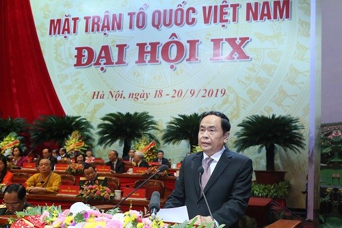 Ông Trần Thanh Mẫn tái đắc cử Chủ tịch Ủy ban Trung ương MTTQ Việt Nam - Anh 1