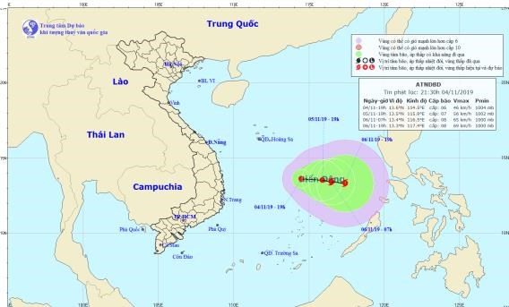 Áp thấp nhiệt đới giữa Biển Đông sẽ mạnh lên thành bão trong 1-2 ngày tới - Anh 1