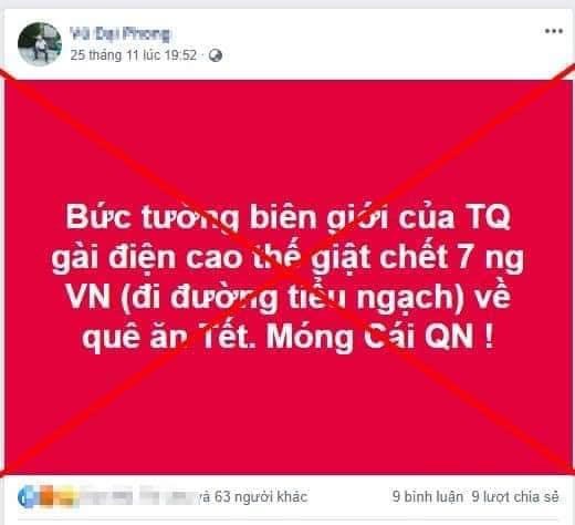 Quảng Ninh: Thông tin 7 công dân Việt Nam tử vong ở biên giới Trung Quốc là sai sự thật - Anh 1