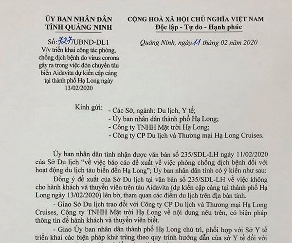Quảng Ninh từ chối đón đoàn khách tàu biển 100% khách châu Âu - Anh 3