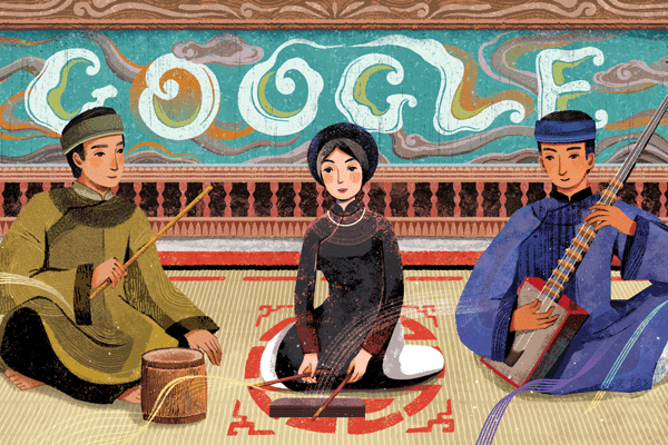 Google tôn vinh nghệ thuật di sản thế giới Ca trù của Việt Nam - Anh 1