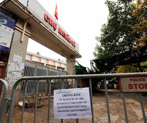 Hà Nội: Liên quan tới bệnh nhân 243, tạm đóng cửa chợ dân sinh Nghĩa Đô - Anh 1