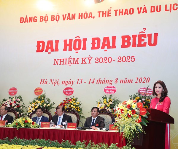 Thứ trưởng Tạ Quang Đông được bầu giữ chức Bí thư Đảng ủy Bộ VHTTDL nhiệm kỳ 2020-2025 - Anh 16