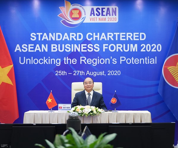 Thủ tướng chia sẻ quyết sách hợp tác kinh tế mạnh mẽ của ASEAN - Anh 1