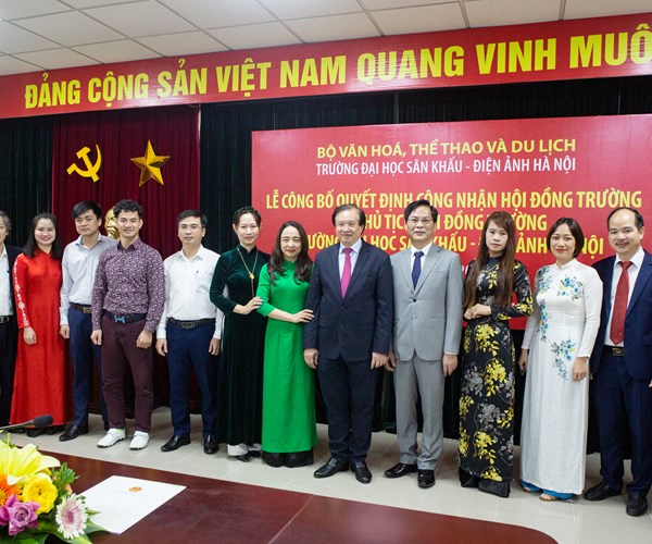 Công bố Quyết định công nhận Hội đồng Trường Đại học Sân khấu Điện ảnh Hà Nội và Học viện Múa Việt Nam - Anh 3