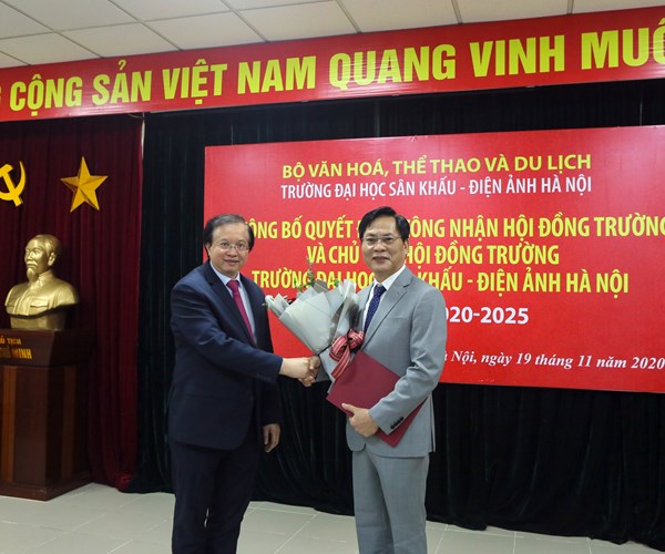 Công bố Quyết định công nhận Hội đồng Trường Đại học Sân khấu Điện ảnh Hà Nội và Học viện Múa Việt Nam - Anh 2