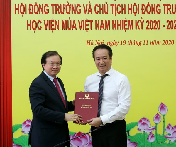 Công bố Quyết định công nhận Hội đồng Trường Đại học Sân khấu Điện ảnh Hà Nội và Học viện Múa Việt Nam - Anh 5
