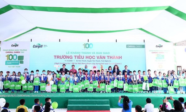 Quỹ Cargill Cares hoàn thành 100 ngôi trường cho cộng đồng tại Việt Nam - Anh 1