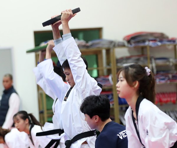 Khai giảng khóa tập huấn chuyên môn Taekwondo toàn quốc 2020 - Anh 5