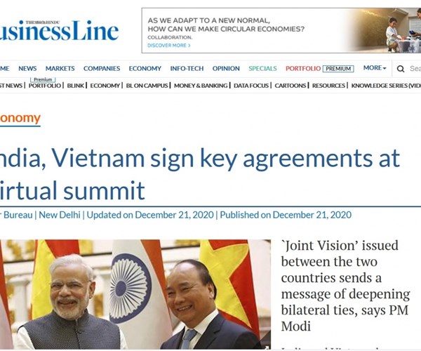 Báo Ấn Độ: Việt Nam là trụ cột trong Chính sách Hành động hướng Đông của Ấn Độ - Anh 2