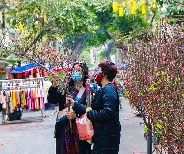 Khung cảnh ảm đạm của chợ Tết truyền thống trên phố Phùng Hưng - Anh 10