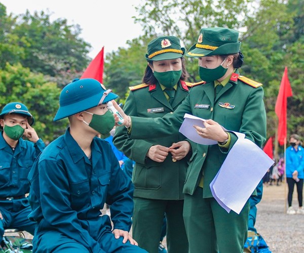 Hà Nội: Quận Cầu Giấy tổ chức lễ giao, nhận quân 2021 - Anh 5