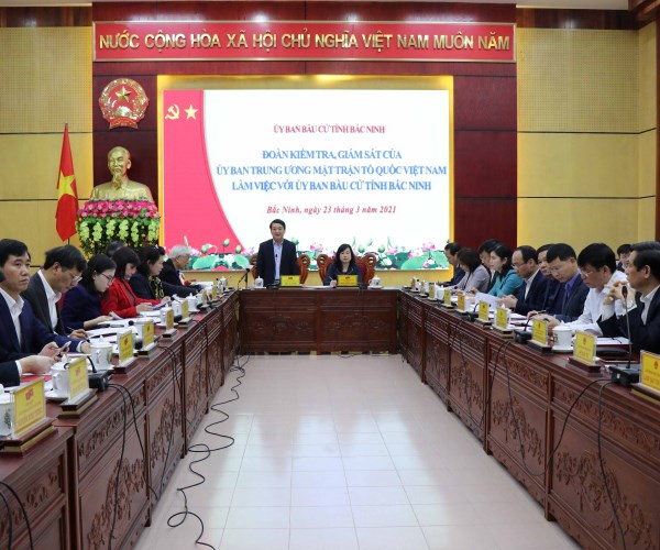 Bắc Ninh chuẩn bị tốt công tác bầu cử đại biểu Quốc hội và HĐND các cấp - Anh 1