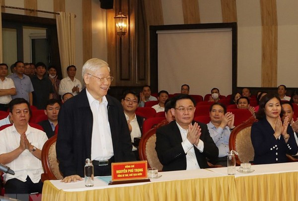 Cử tri nơi cư trú nhất trí giới thiệu ông Nguyễn Phú Trọng ứng cử ĐBQH khóa XV - Anh 1