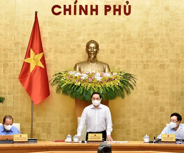Thủ tướng Phạm Minh Chính chủ trì phiên họp Chính phủ thường kỳ tháng 4 - Anh 1