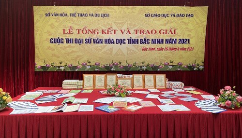Trao giải cuộc thi Đại sứ Văn hóa đọc tỉnh Bắc Ninh năm 2021 - Anh 2