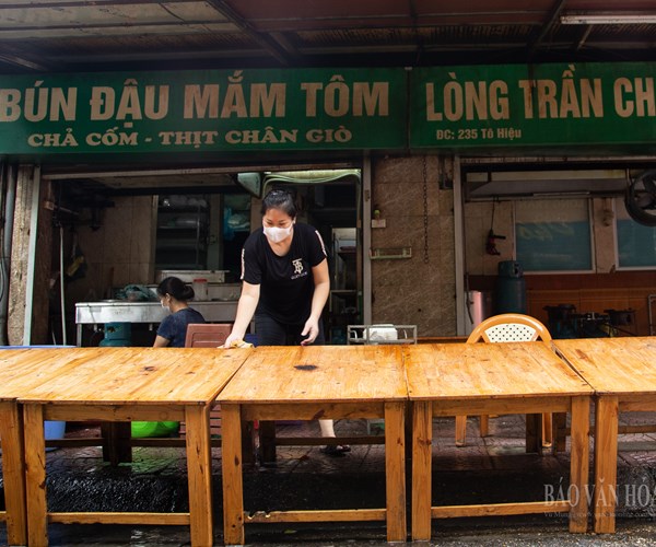 Hà Nội: Quán ăn trong vùng xanh tất bật mở cửa trở lại trước 