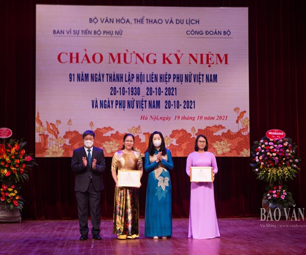 Bộ VHTTDL tổ chức kỷ niệm 91 năm ngày thành lập Hội Liên hiệp Phụ nữ Việt Nam - Anh 8