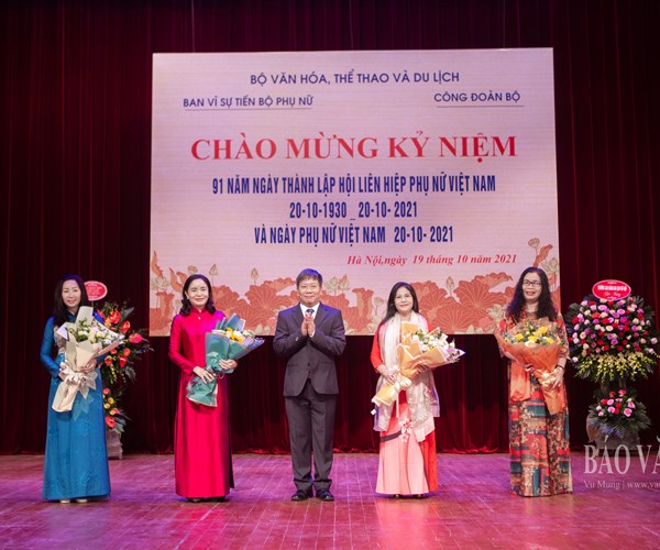 Bộ VHTTDL tổ chức kỷ niệm 91 năm ngày thành lập Hội Liên hiệp Phụ nữ Việt Nam - Anh 1