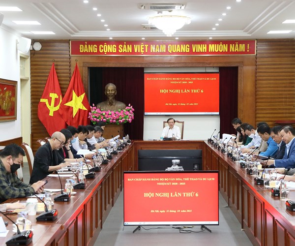 Hội nghị lần thứ 6 Ban chấp hành Đảng bộ Bộ VHTTDL - Anh 8