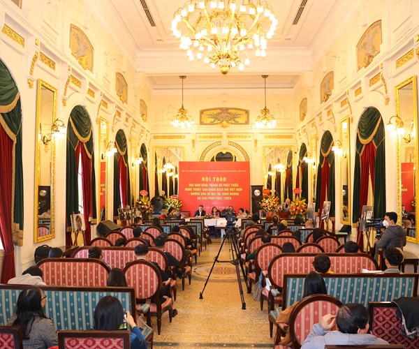 Hội thảo 100 năm hình thành và phát triển nghệ thuật sân khấu kịch nói Việt Nam - Anh 2