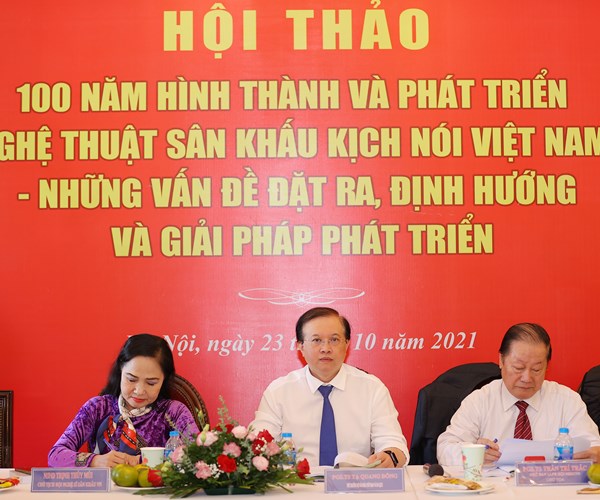 Hội thảo 100 năm hình thành và phát triển nghệ thuật sân khấu kịch nói Việt Nam - Anh 1