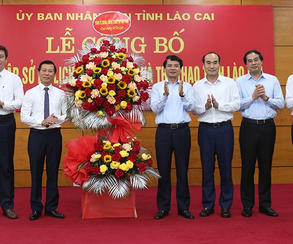 Lào Cai thành lập Sở Du lịch, Sở Văn hóa và Thể thao - Anh 1