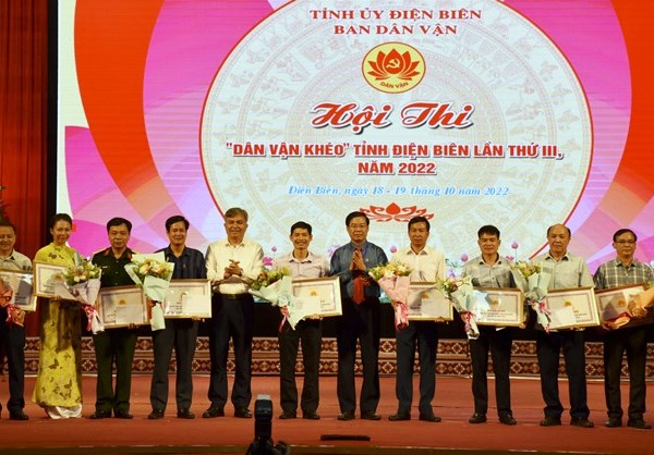 Bế mạc Hội thi Dân vận khéo tỉnh Điện Biên năm 2022 - Anh 1