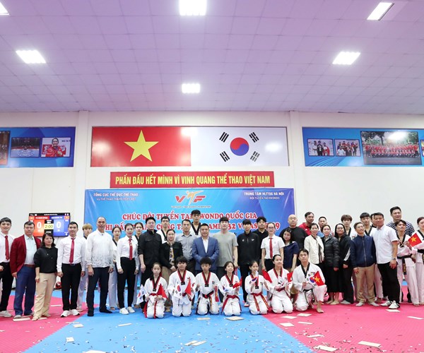Taekwondo Việt Nam thi đấu giao hữu với Taekwondo Hàn Quốc - Anh 1