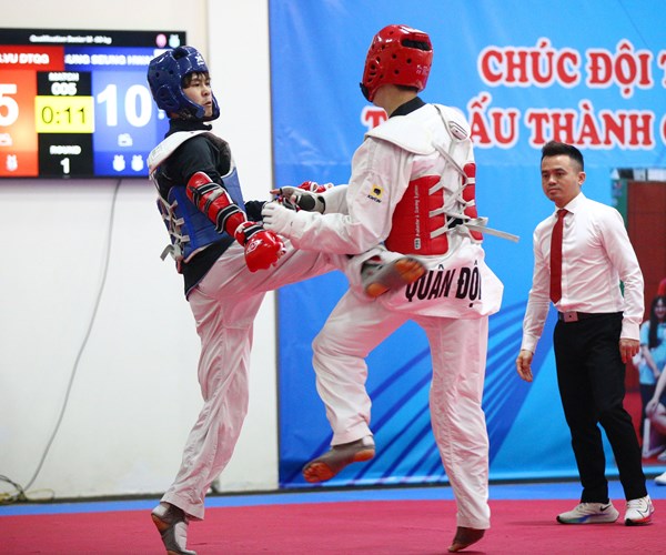 Taekwondo Việt Nam thi đấu giao hữu với Taekwondo Hàn Quốc - Anh 6