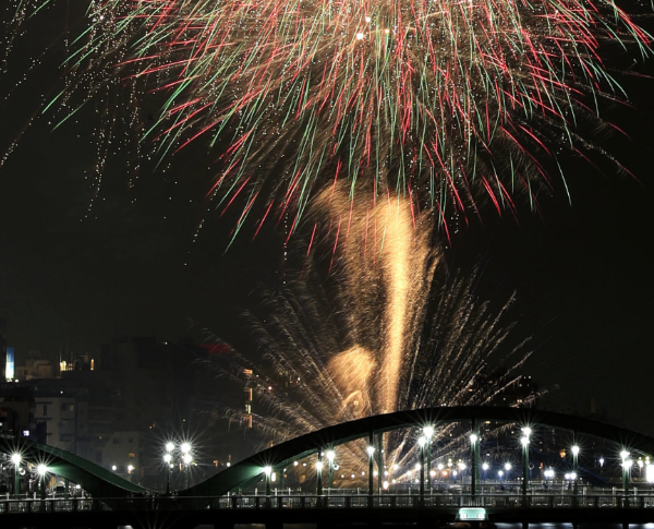 Nhật Bản: Tokyo tổ chức lễ hội pháo hoa lớn sau 4 năm gián đoạn - Anh 1