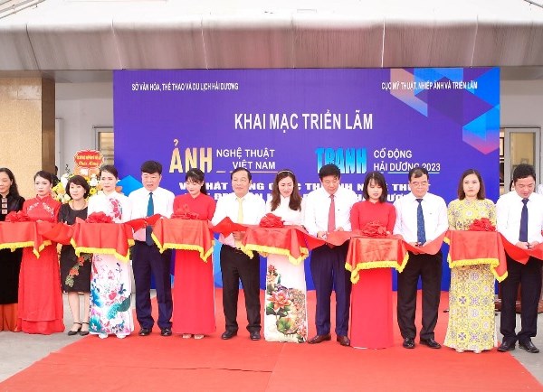 Triển lãm Ảnh nghệ thuật Việt Nam, tranh cổ động Hải Dương 2023 - Anh 1