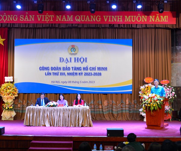 Công đoàn Bảo tàng Hồ Chí Minh: Tổ chức thành công Đại hội cấp cơ sở - Anh 1